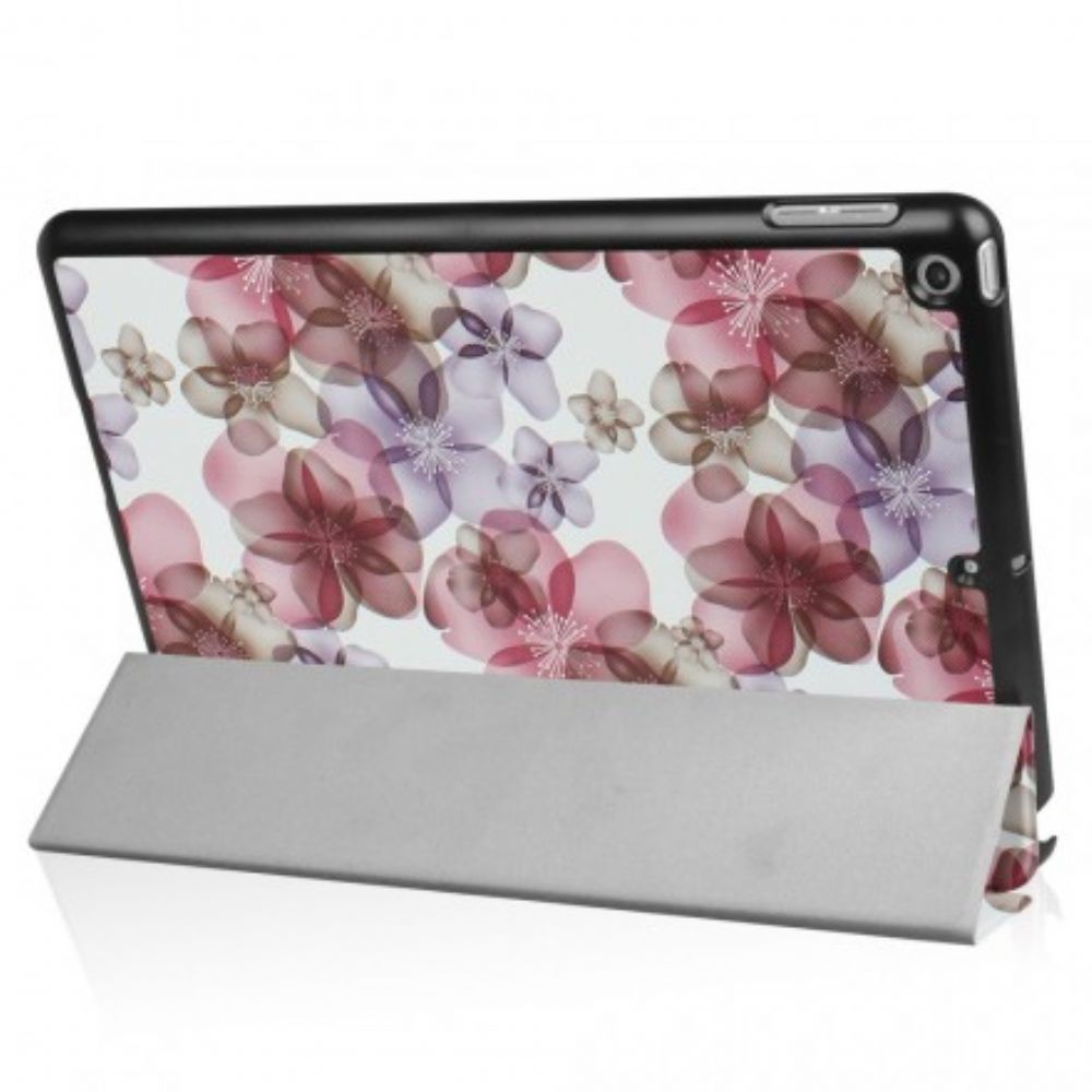 Leren Hoesje voor iPad 9.7" Vrijheidsbloemen