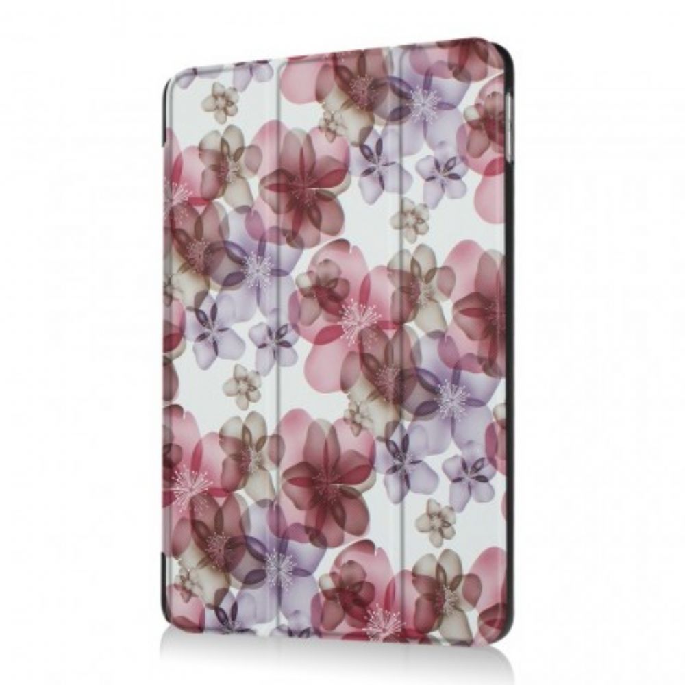 Leren Hoesje voor iPad 9.7" Vrijheidsbloemen