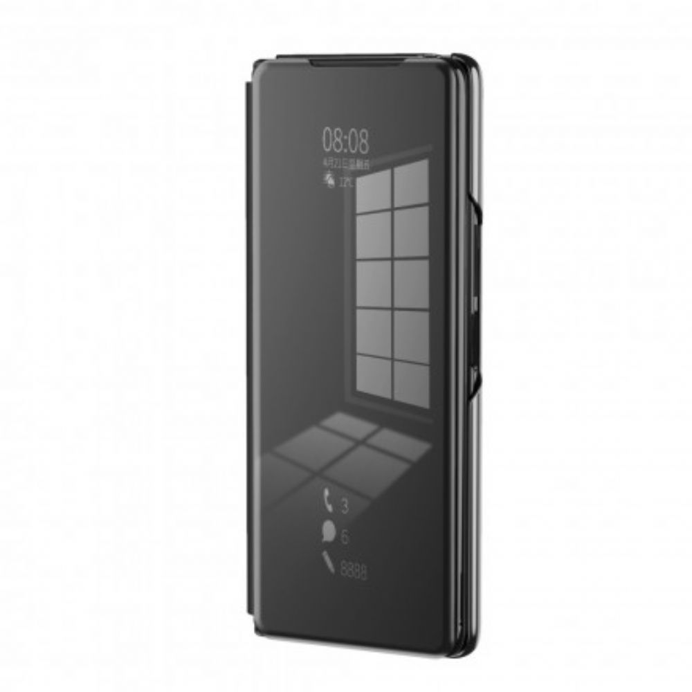 Bescherming Hoesje voor Samsung Galaxy Z Fold 2 Multifunctioneel Spiegeleffect