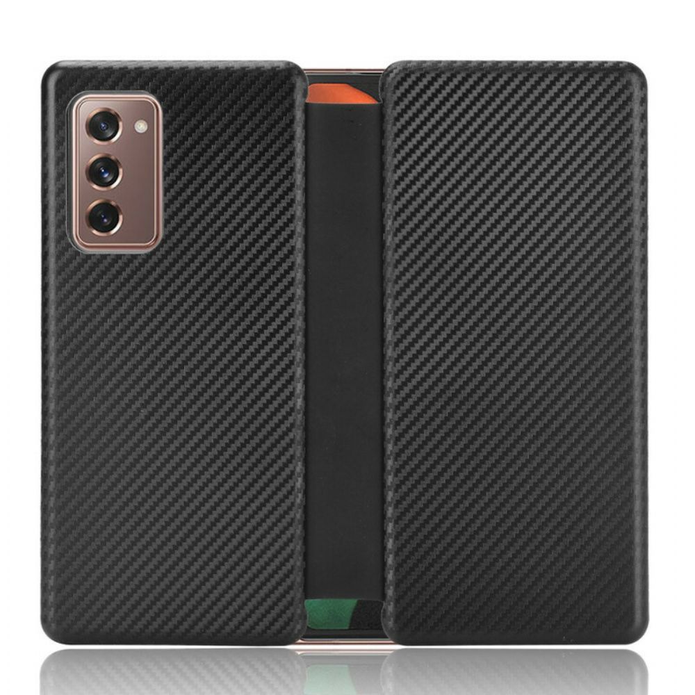 Case voor Samsung Galaxy Z Fold 2 Koolstofvezel