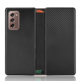 Case voor Samsung Galaxy Z Fold 2 Koolstofvezel