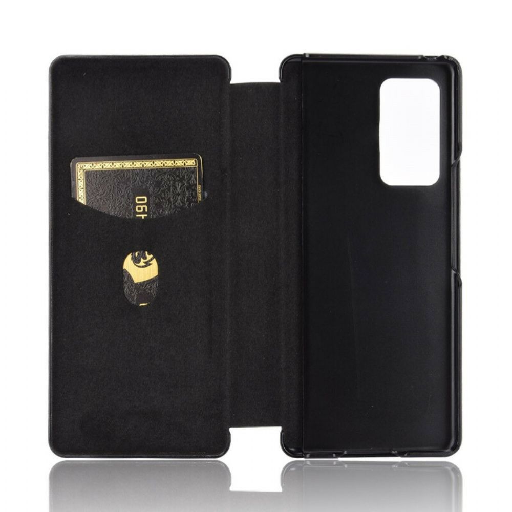 Case voor Samsung Galaxy Z Fold 2 Koolstofvezel