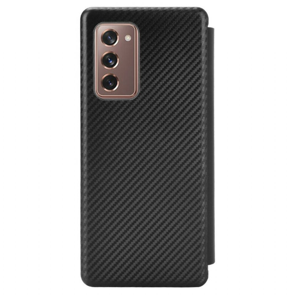 Case voor Samsung Galaxy Z Fold 2 Koolstofvezel