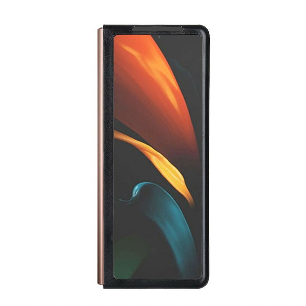 Hoesje voor Samsung Galaxy Z Fold 2 Echt Krokodillenleer