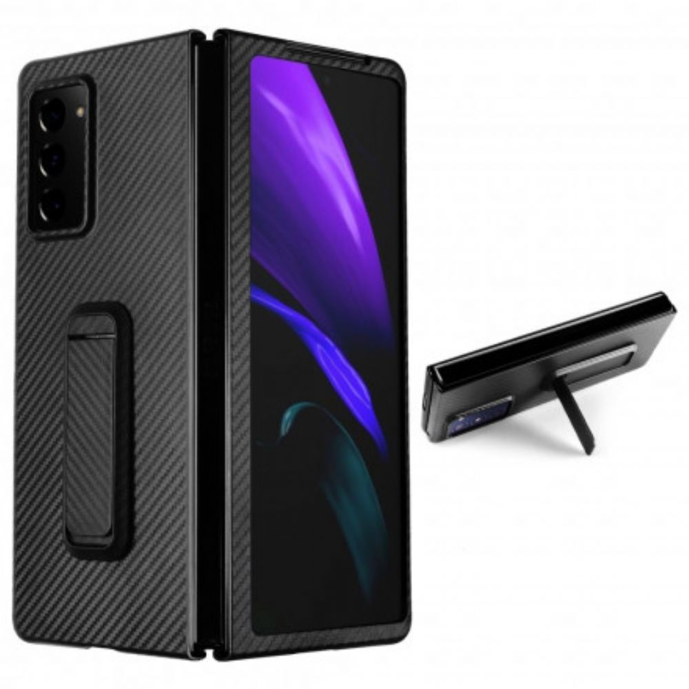 Hoesje voor Samsung Galaxy Z Fold 2 Getextureerd Met Handsfree Ondersteuning