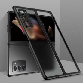 Hoesje voor Samsung Galaxy Z Fold 2 Transparante Gekleurde Randen Gkk