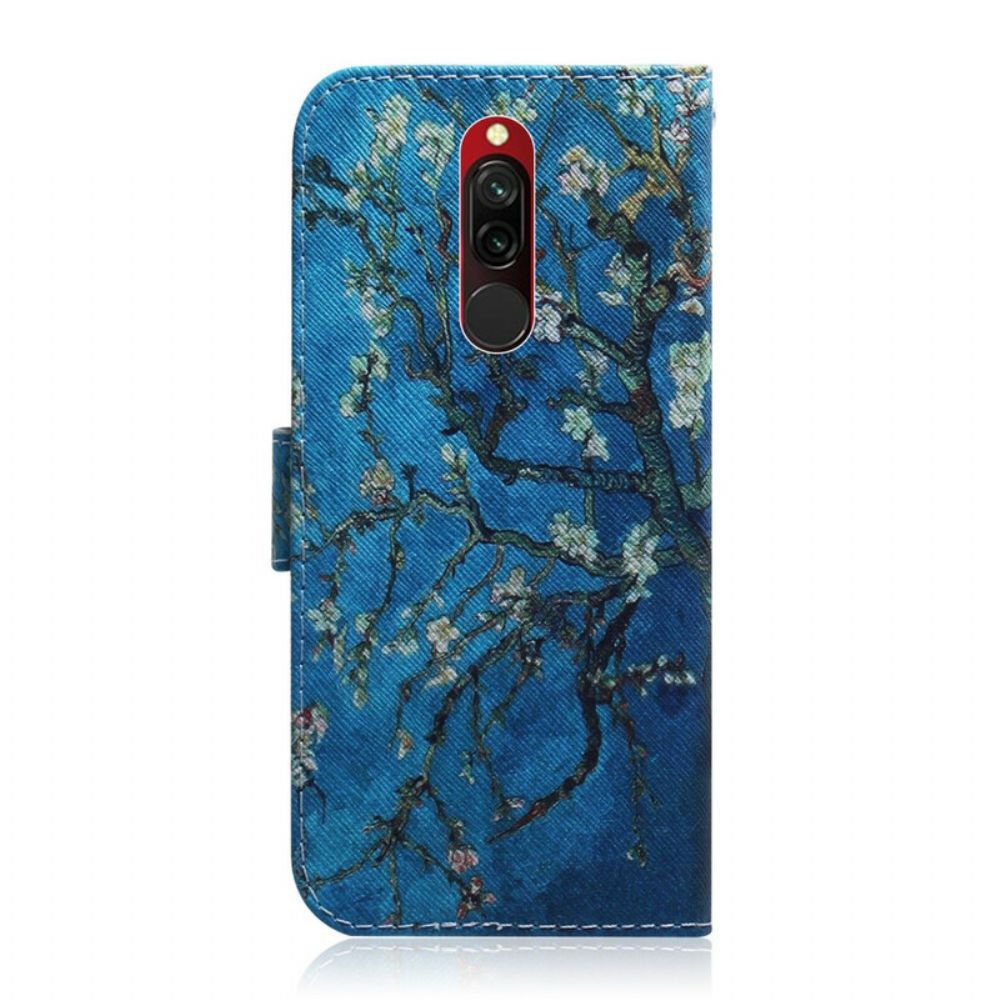 Folio-hoesje voor Xiaomi Redmi 8 Bloeiende Boomtak