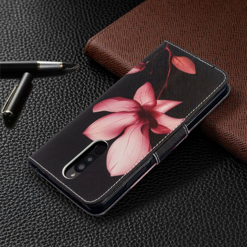 Folio-hoesje voor Xiaomi Redmi 8 Roze Bloem