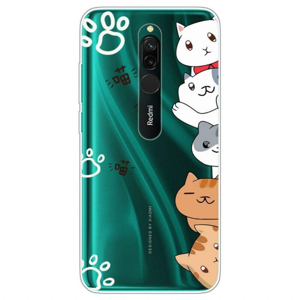 Hoesje voor Xiaomi Redmi 8 Hallo Katten