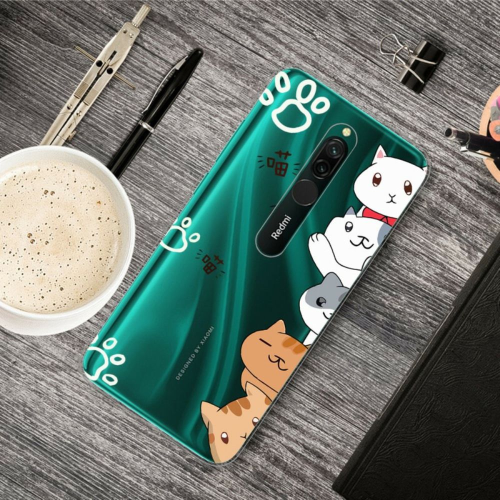 Hoesje voor Xiaomi Redmi 8 Hallo Katten