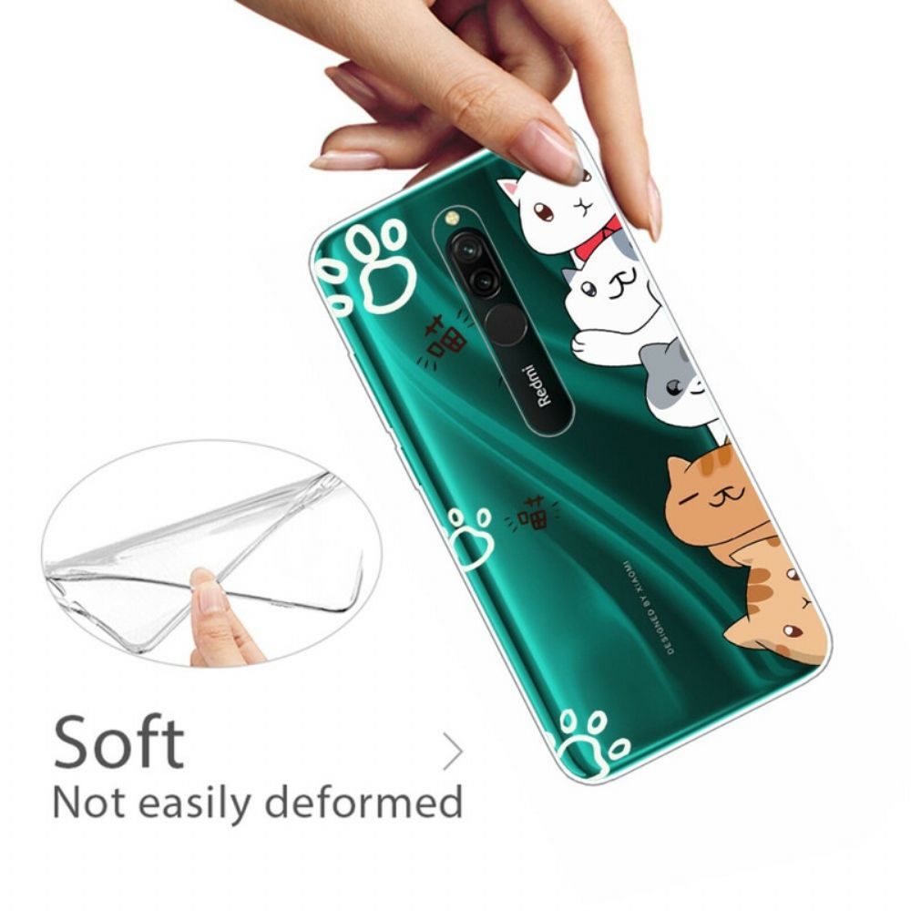 Hoesje voor Xiaomi Redmi 8 Hallo Katten