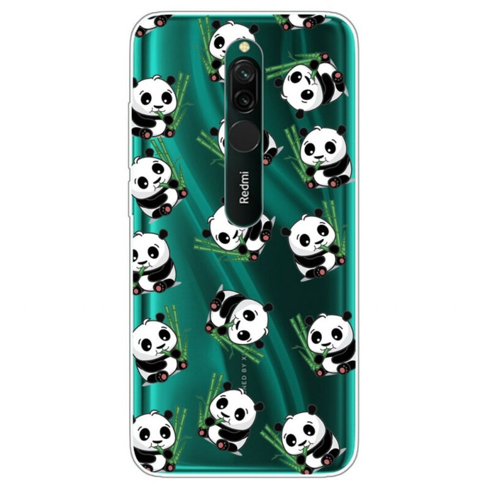 Hoesje voor Xiaomi Redmi 8 Kleine Panda's