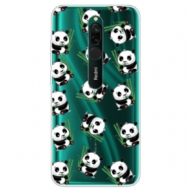 Hoesje voor Xiaomi Redmi 8 Kleine Panda's