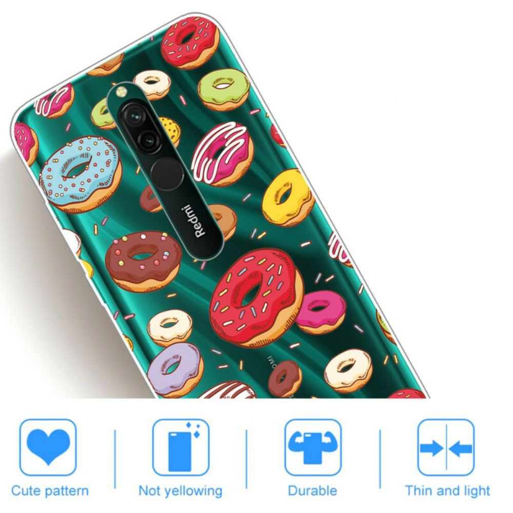 Hoesje voor Xiaomi Redmi 8 Liefde Donuts