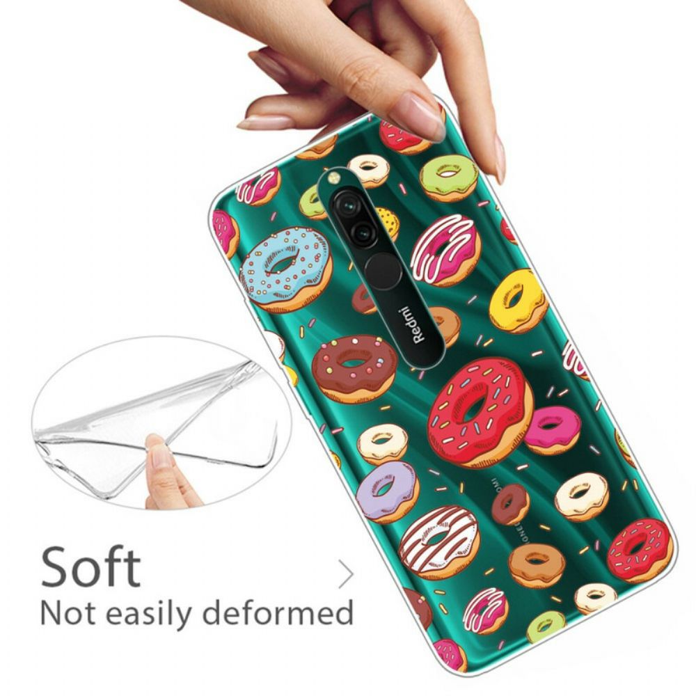 Hoesje voor Xiaomi Redmi 8 Liefde Donuts