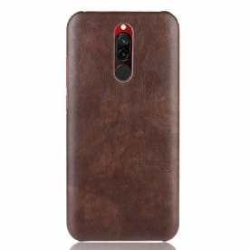 Hoesje voor Xiaomi Redmi 8 Performance Leereffect