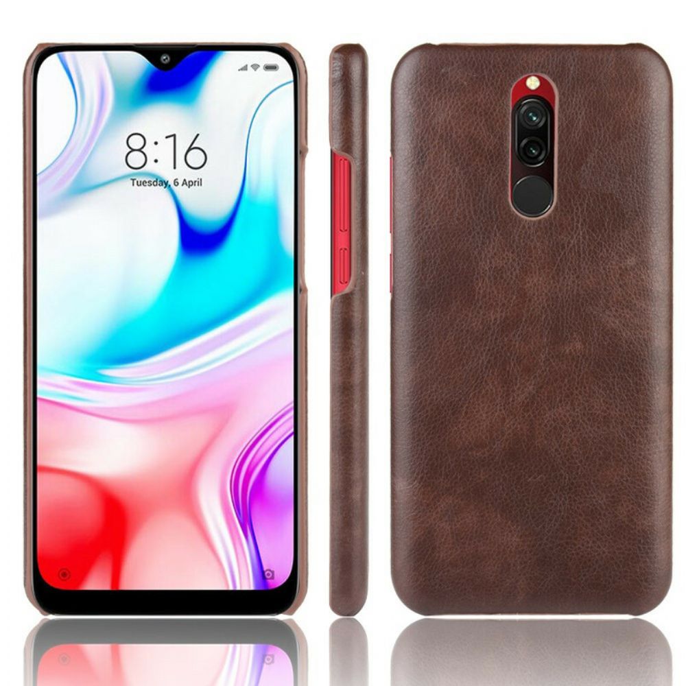 Hoesje voor Xiaomi Redmi 8 Performance Leereffect