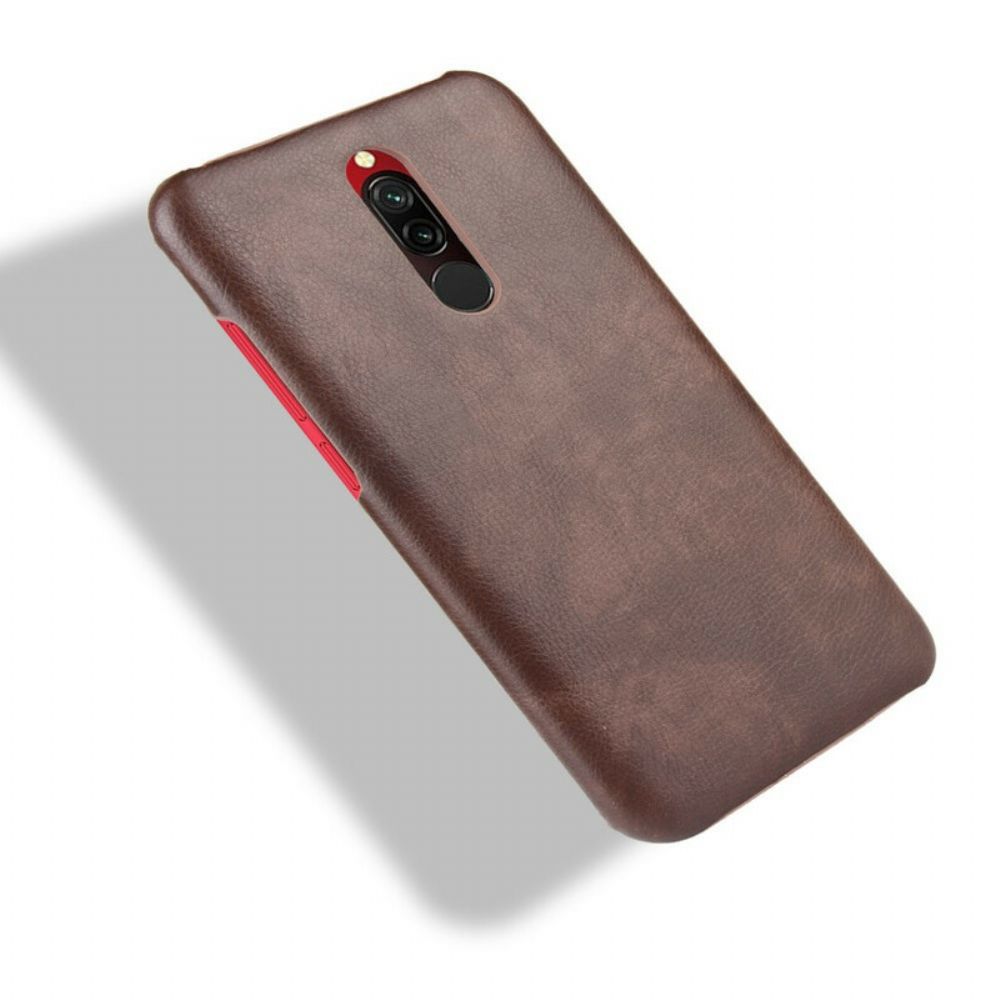 Hoesje voor Xiaomi Redmi 8 Performance Leereffect