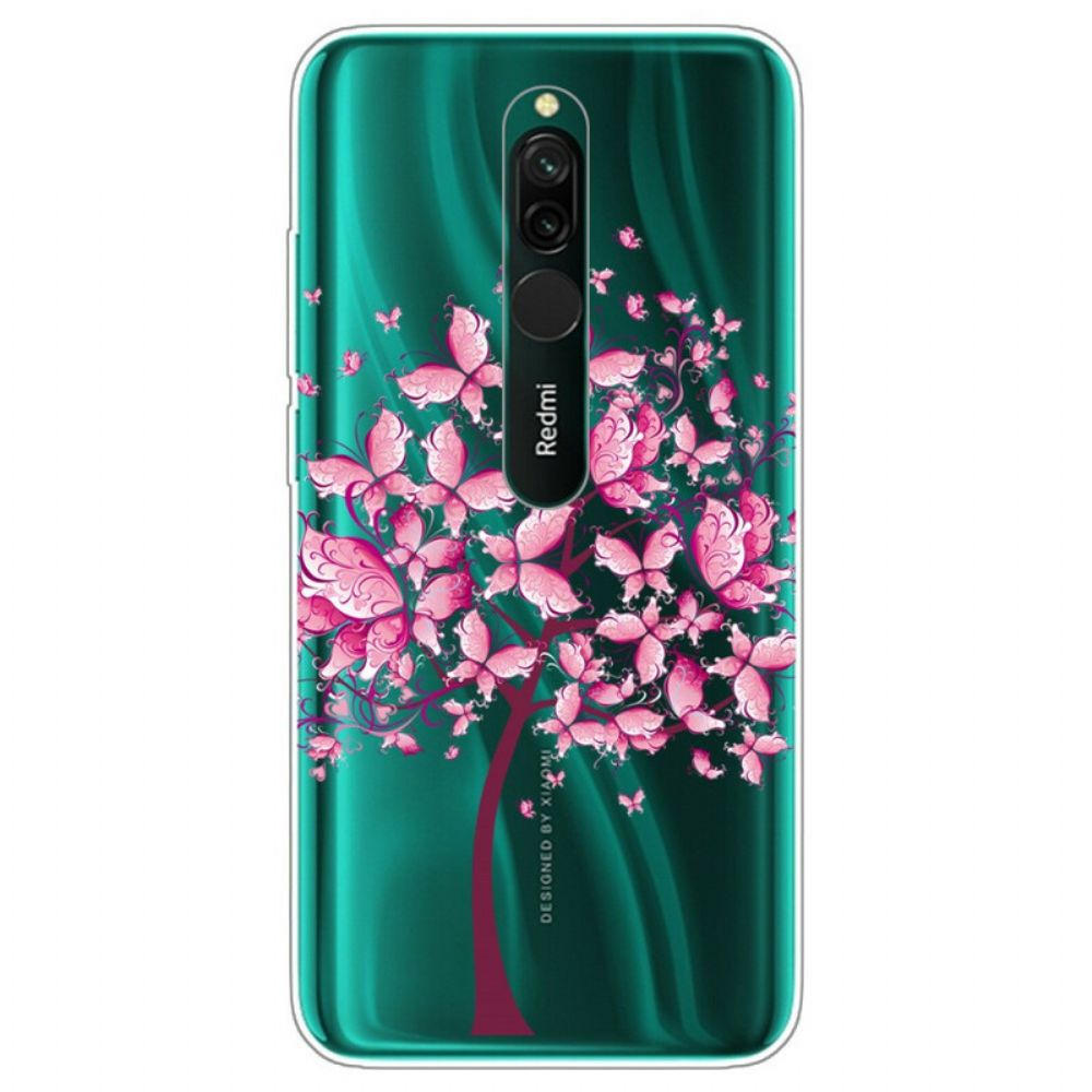 Hoesje voor Xiaomi Redmi 8 Roze Boom Top