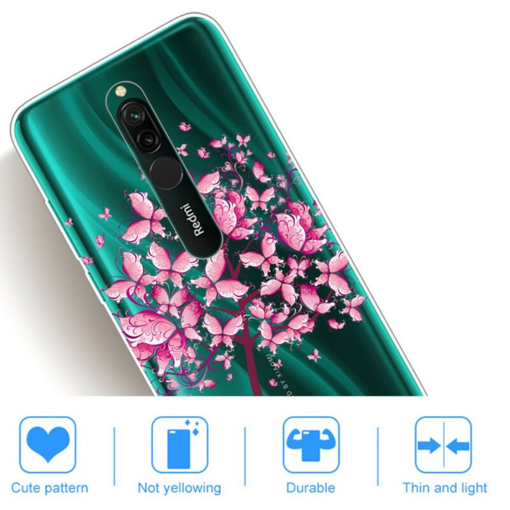 Hoesje voor Xiaomi Redmi 8 Roze Boom Top