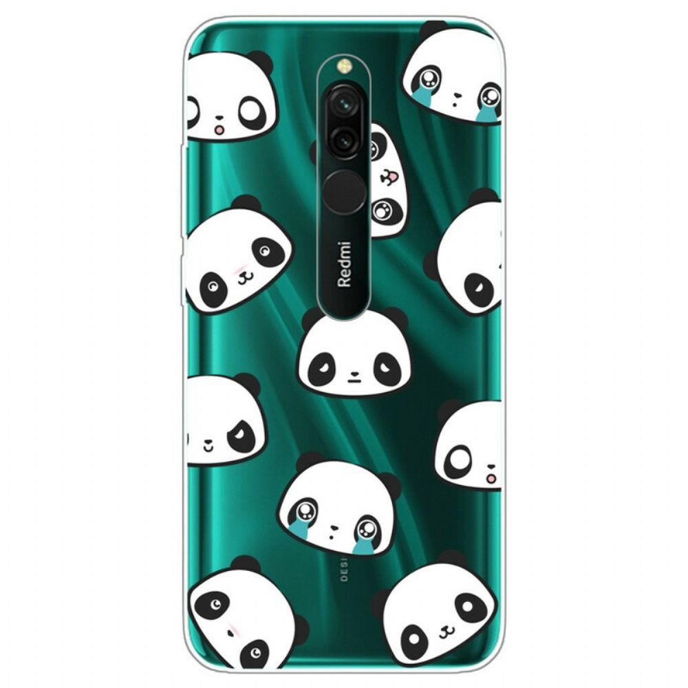 Hoesje voor Xiaomi Redmi 8 Sentimentele Panda's