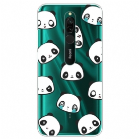 Hoesje voor Xiaomi Redmi 8 Sentimentele Panda's