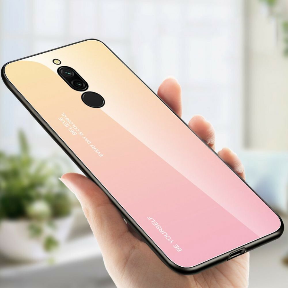 Hoesje voor Xiaomi Redmi 8 Wees Jezelf Van Gehard Glas