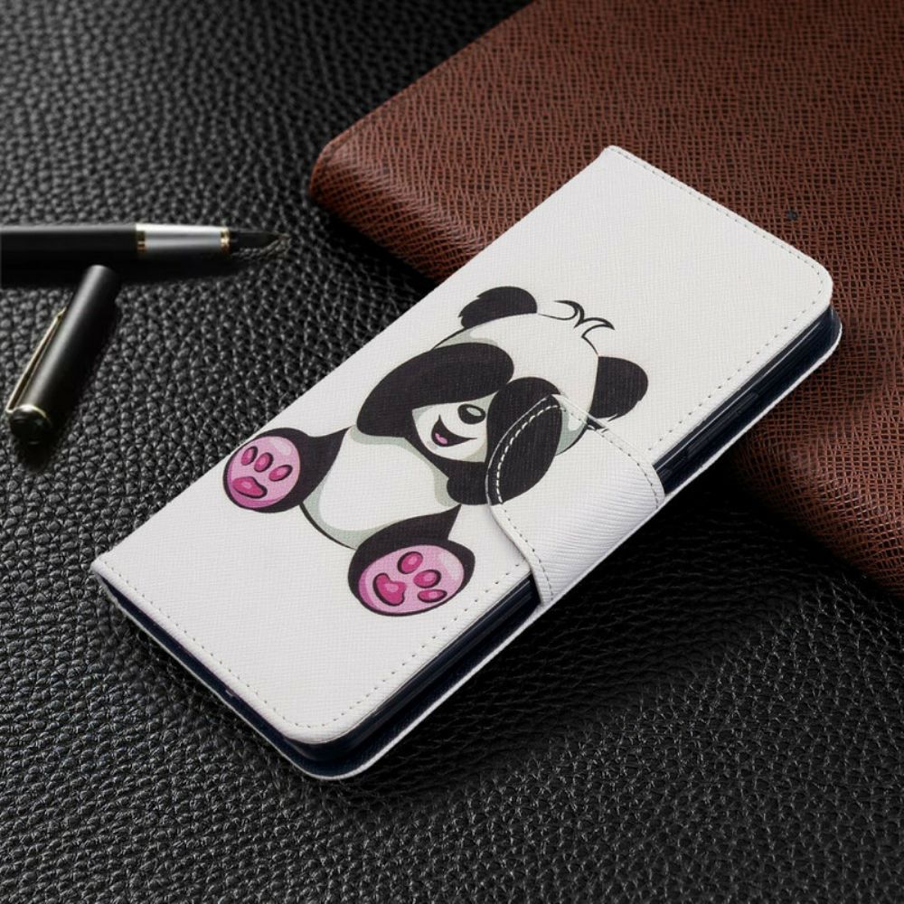 Leren Hoesje voor Xiaomi Redmi 8 Pandaplezier