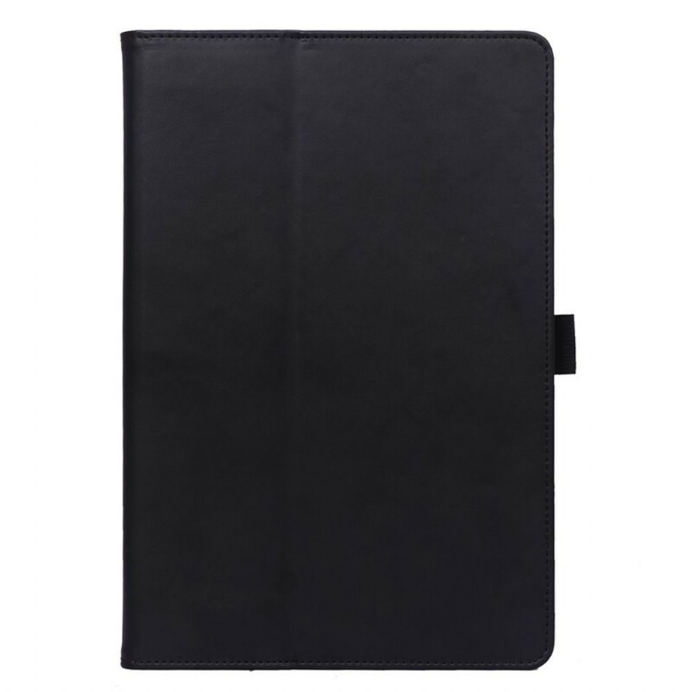 Cover voor Huawei MatePad T 10s Lederen Stijl Met Riem