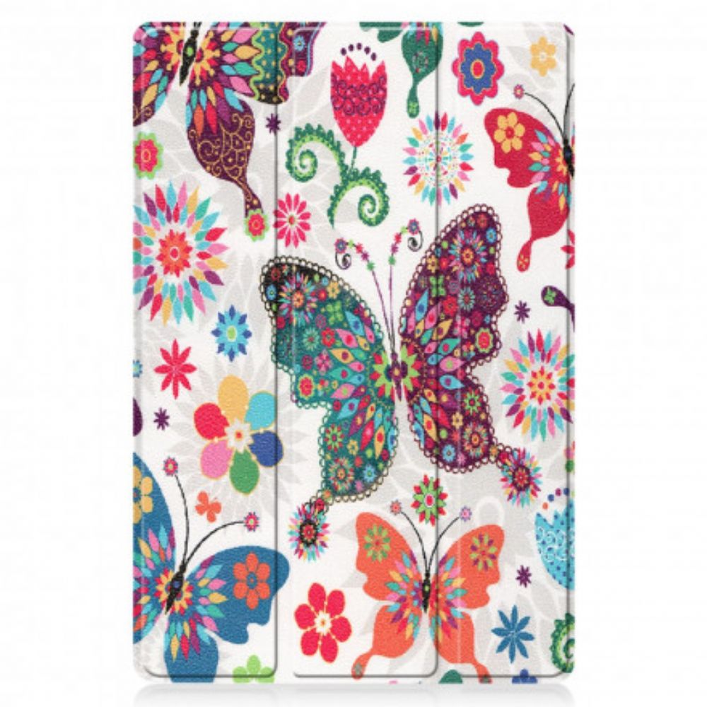 Bescherming Hoesje voor Huawei MatePad 11 Retro Vlinders En Bloemen