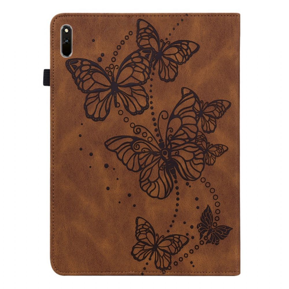 Case voor Huawei MatePad 11 Vlinders Decoratie