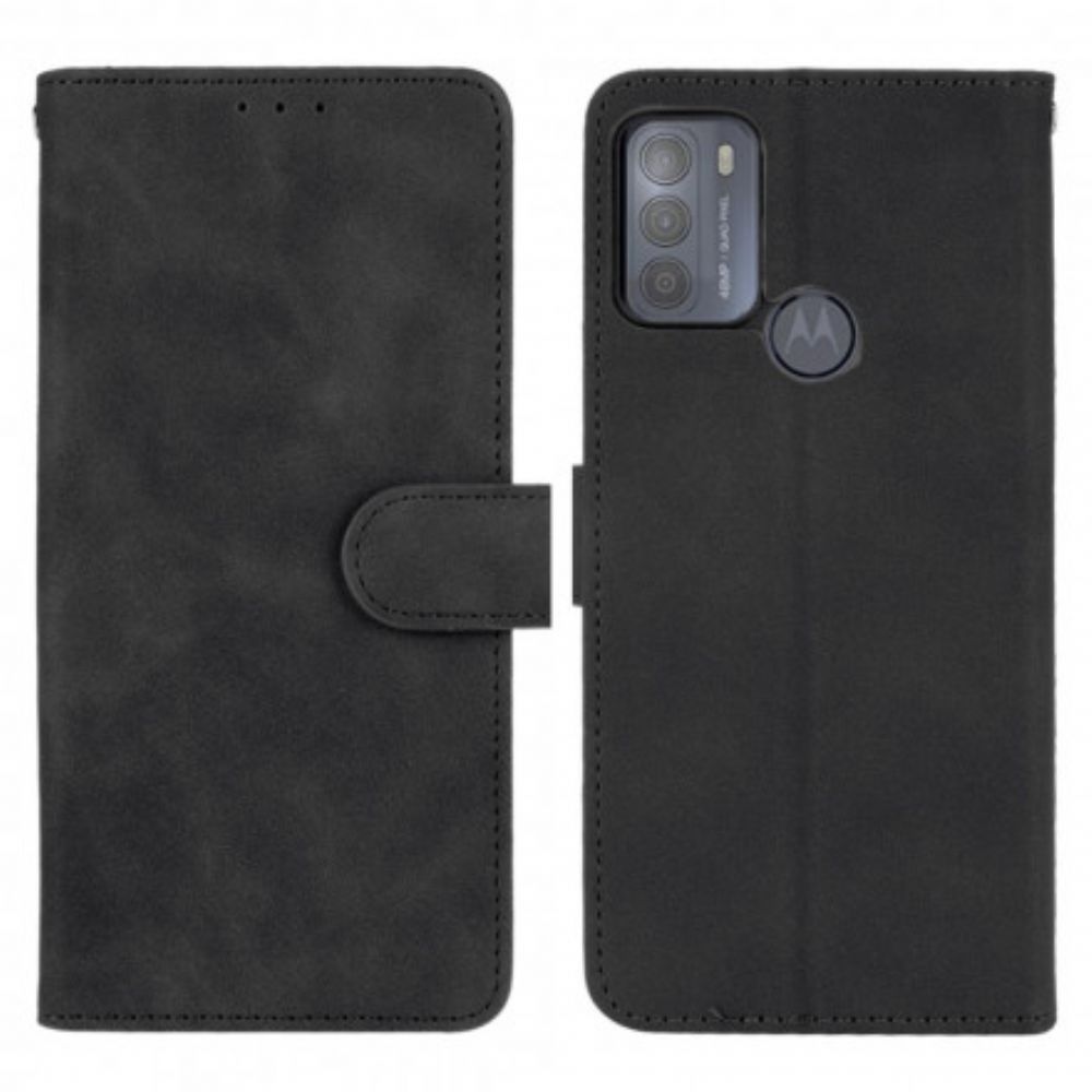 Folio-hoesje voor Moto G50 Skin-touch