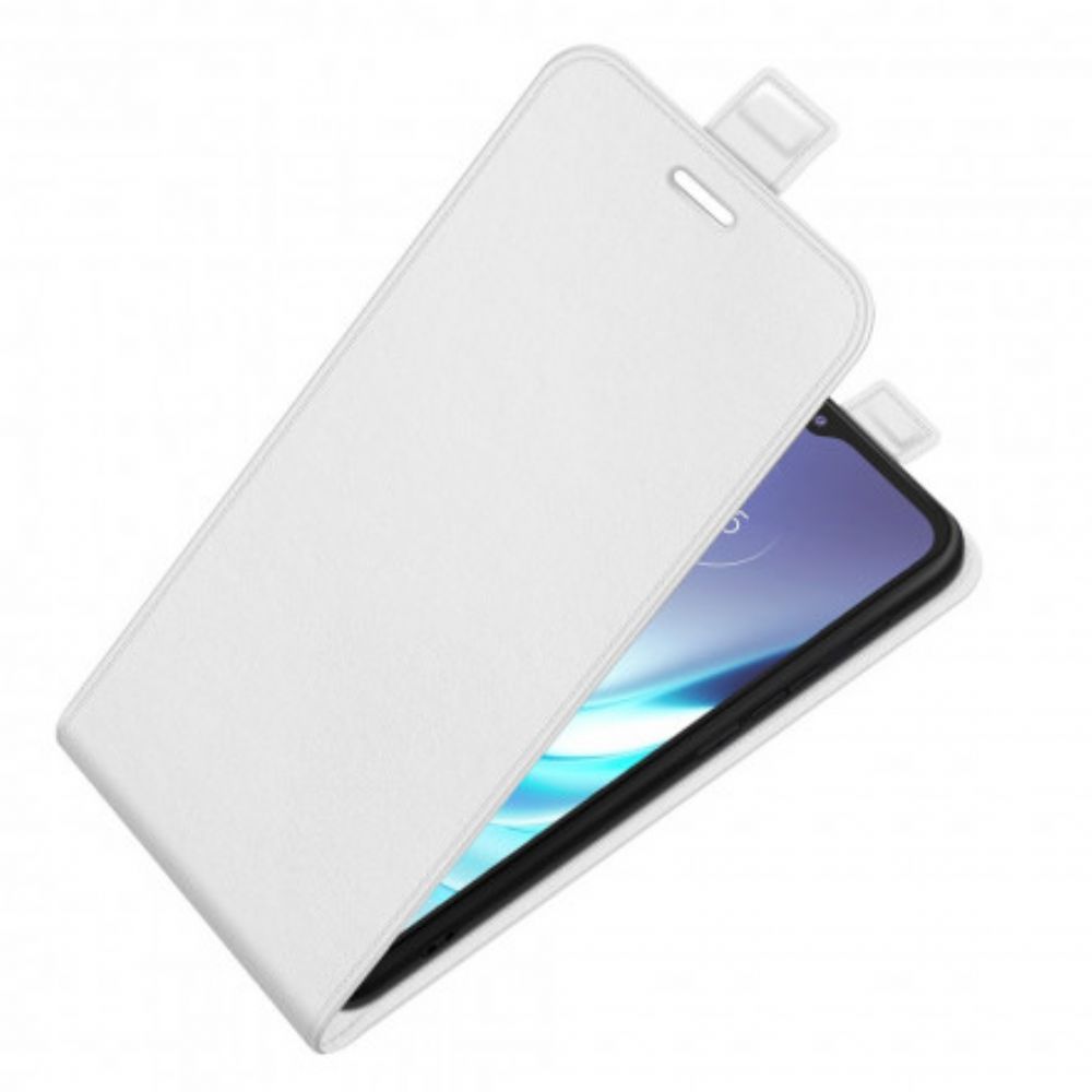 Leren Hoesje voor Moto G50 Folio-hoesje Verticale Flap Leereffect