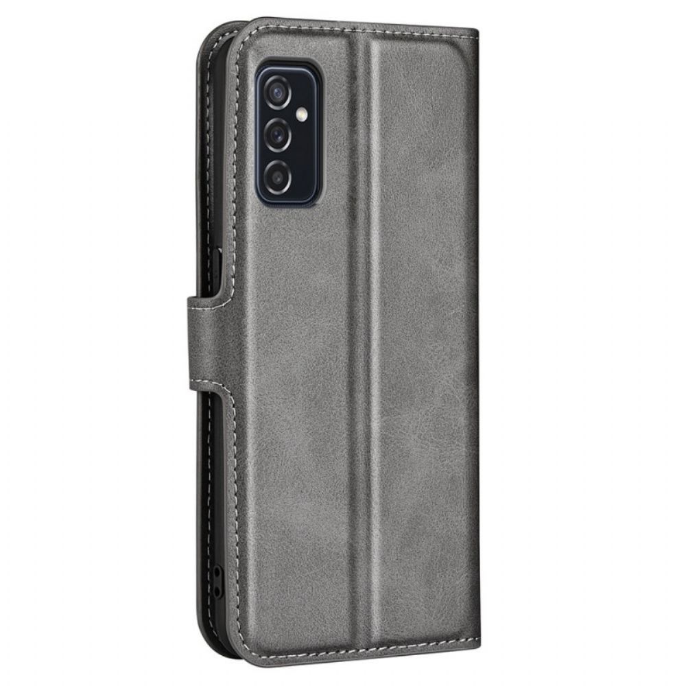 Bescherming Hoesje voor Samsung Galaxy M52 5G Folio-hoesje Elegant Leer