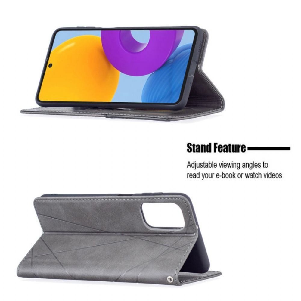 Bescherming Hoesje voor Samsung Galaxy M52 5G Folio-hoesje Kunstleer Patroon