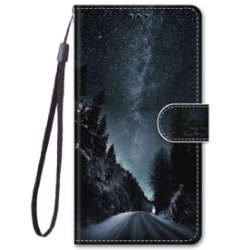 Folio-hoesje voor Samsung Galaxy M52 5G Bergweg