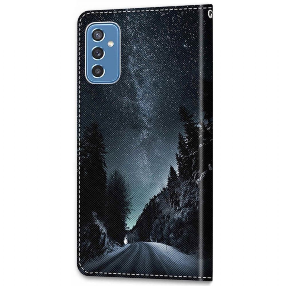 Folio-hoesje voor Samsung Galaxy M52 5G Bergweg