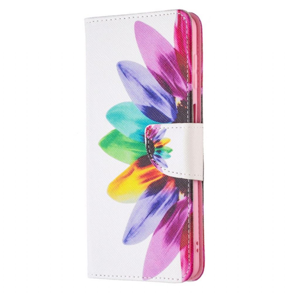 Folio-hoesje voor Samsung Galaxy M52 5G Bloem