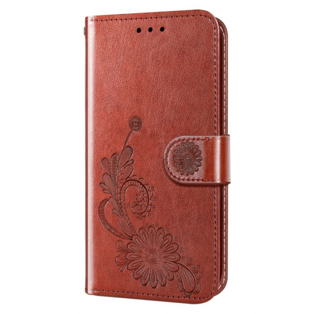 Folio-hoesje voor Samsung Galaxy M52 5G Bloemen Mandala