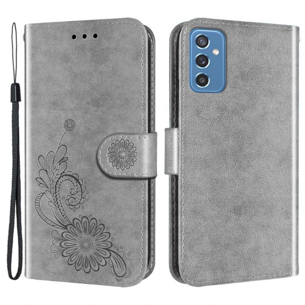 Folio-hoesje voor Samsung Galaxy M52 5G Bloemen Mandala