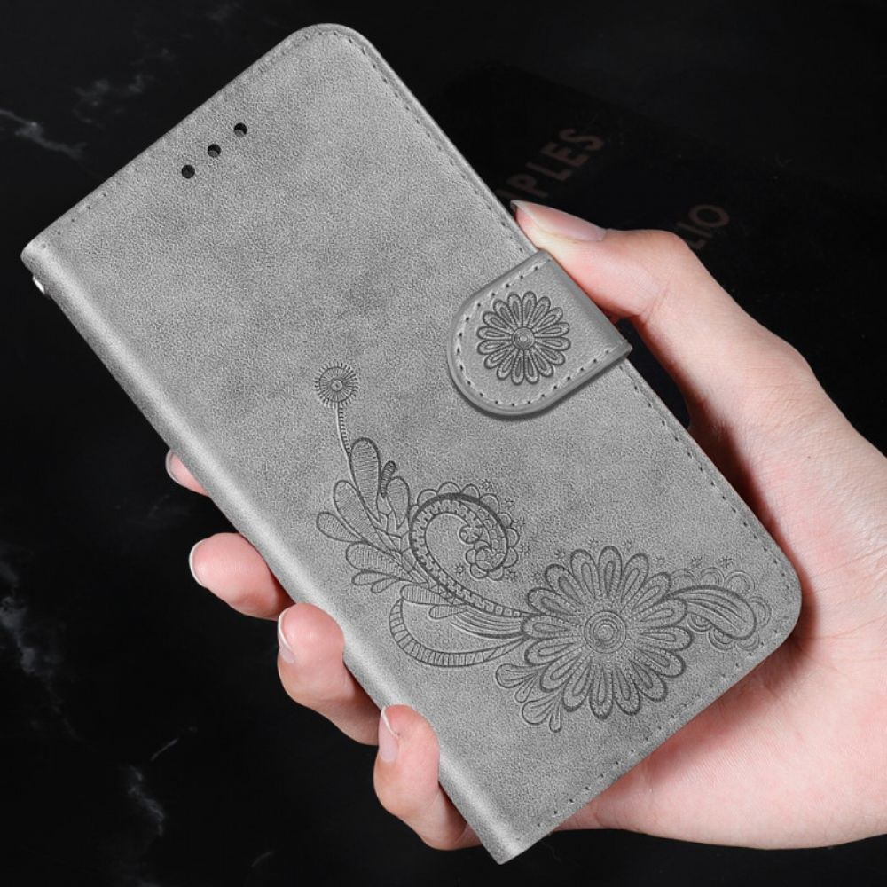 Folio-hoesje voor Samsung Galaxy M52 5G Bloemen Mandala