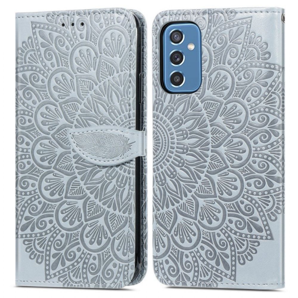 Folio-hoesje voor Samsung Galaxy M52 5G Getextureerd Kunstleer