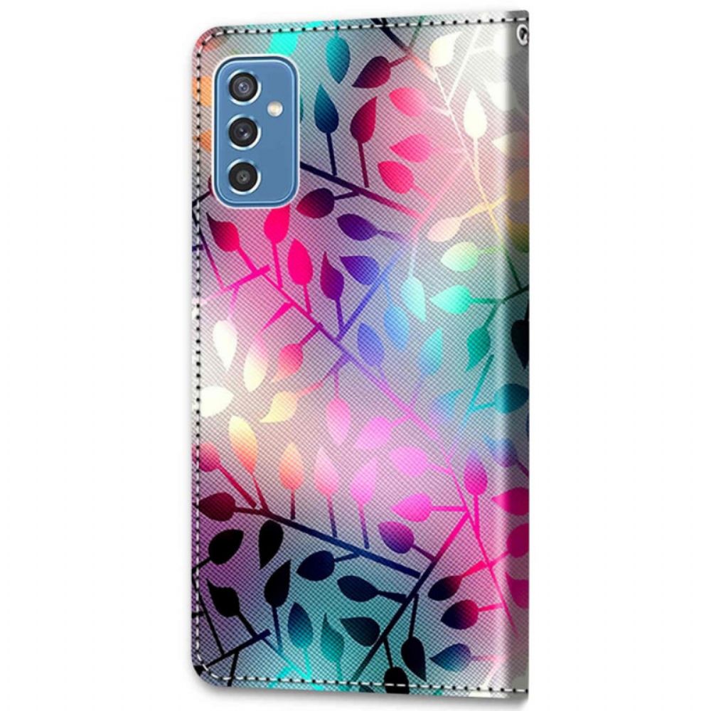 Folio-hoesje voor Samsung Galaxy M52 5G Jungle Fluorescerend