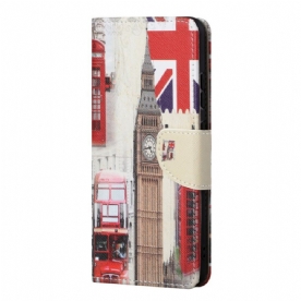 Folio-hoesje voor Samsung Galaxy M52 5G Londen