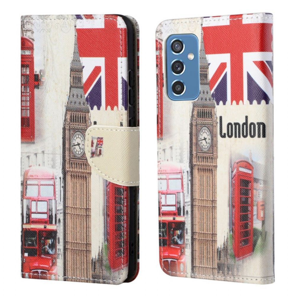 Folio-hoesje voor Samsung Galaxy M52 5G Londen