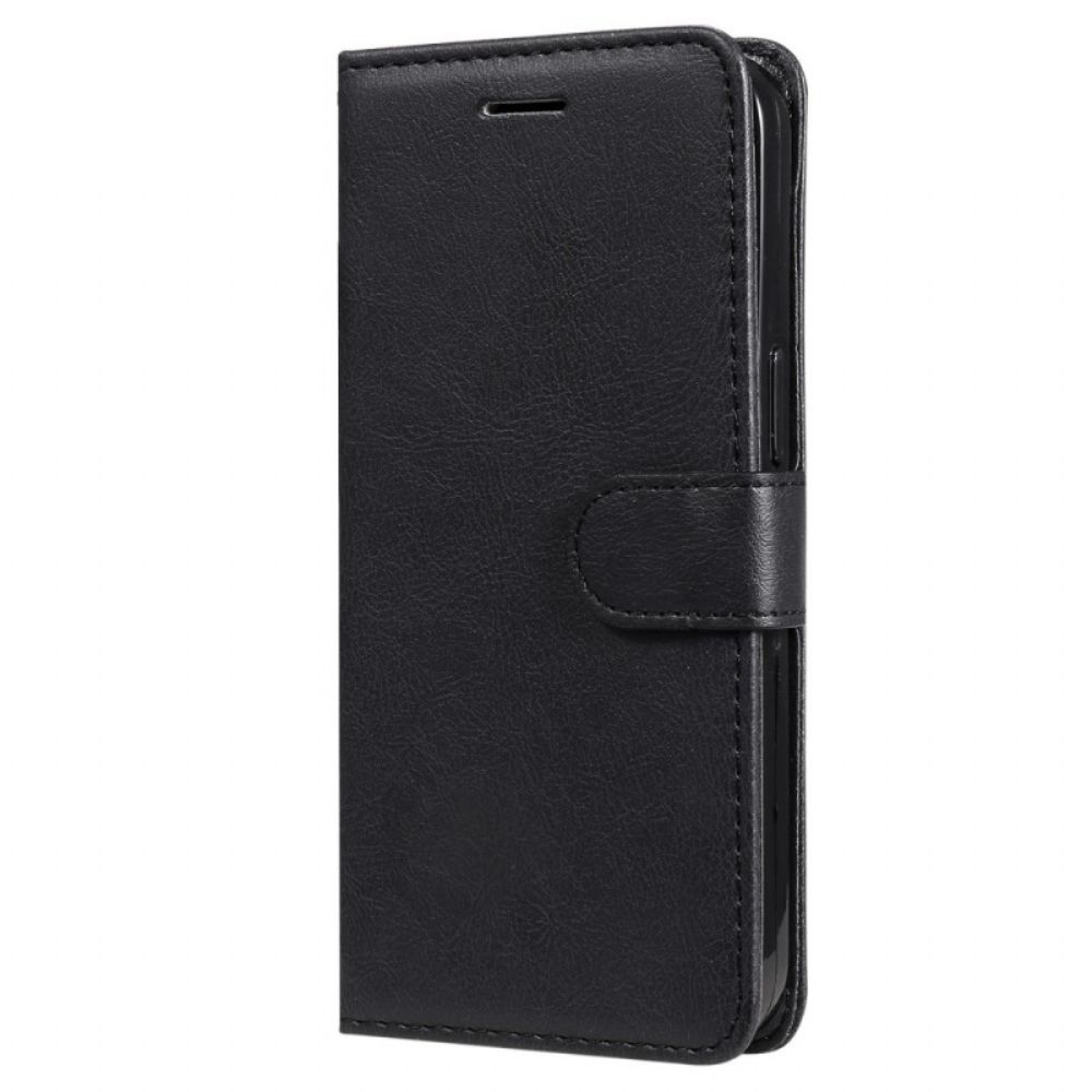 Folio-hoesje voor Samsung Galaxy M52 5G Met Ketting Mat Lederen Band