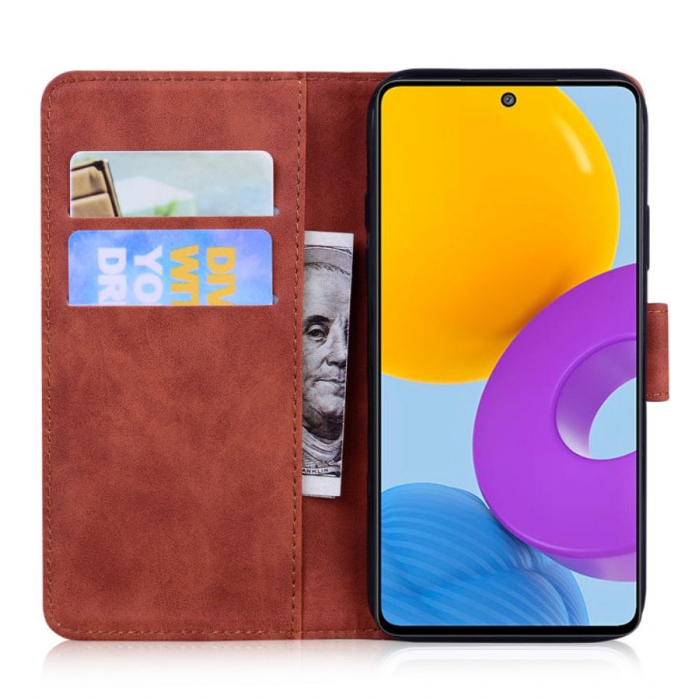 Folio-hoesje voor Samsung Galaxy M52 5G Tijgermandala