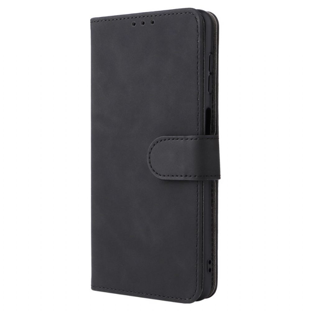 Folio-hoesje voor Samsung Galaxy M52 5G Zacht Leer