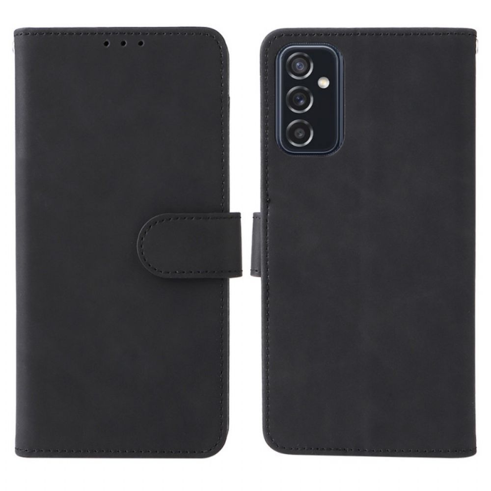 Folio-hoesje voor Samsung Galaxy M52 5G Zacht Leer