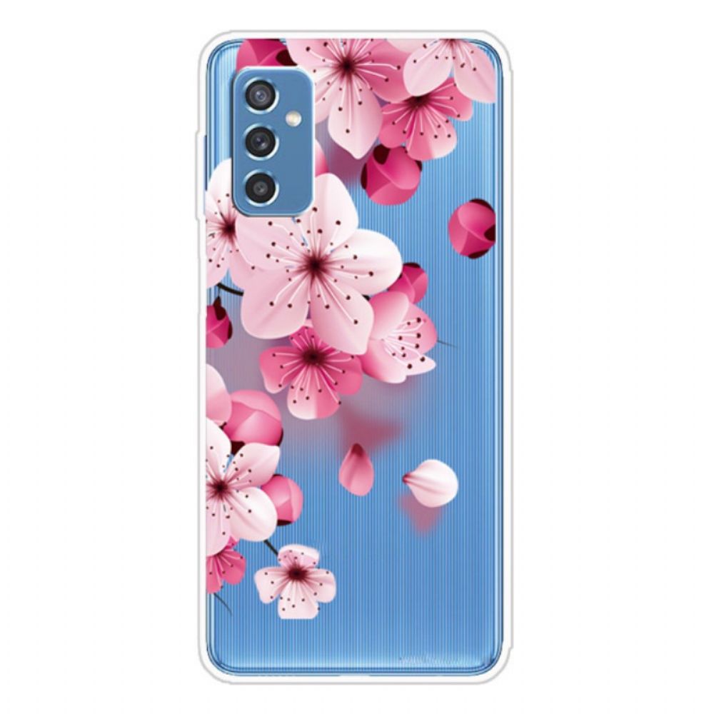 Hoesje voor Samsung Galaxy M52 5G Bloemenregen